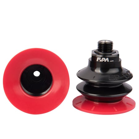 Fipa Bellows vacuum cup diam. 53 mm, Varioflex 30 Degrees/60 Degrees, fitting G1/4-male 20.053.152.16